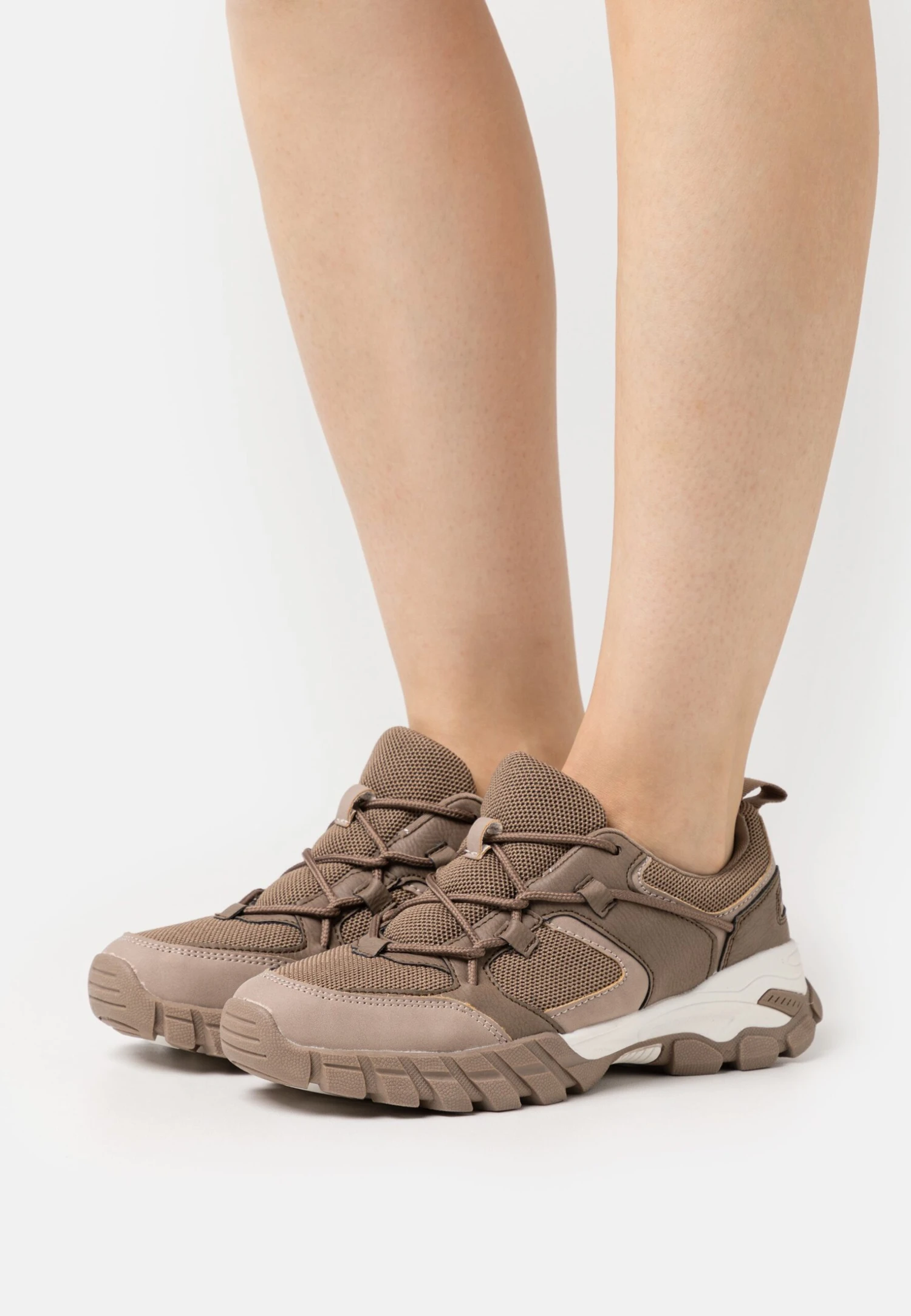 Even&Odd Sneakers Laag - Khaki 3 Even&Odd Sneakers Laag - Khaki