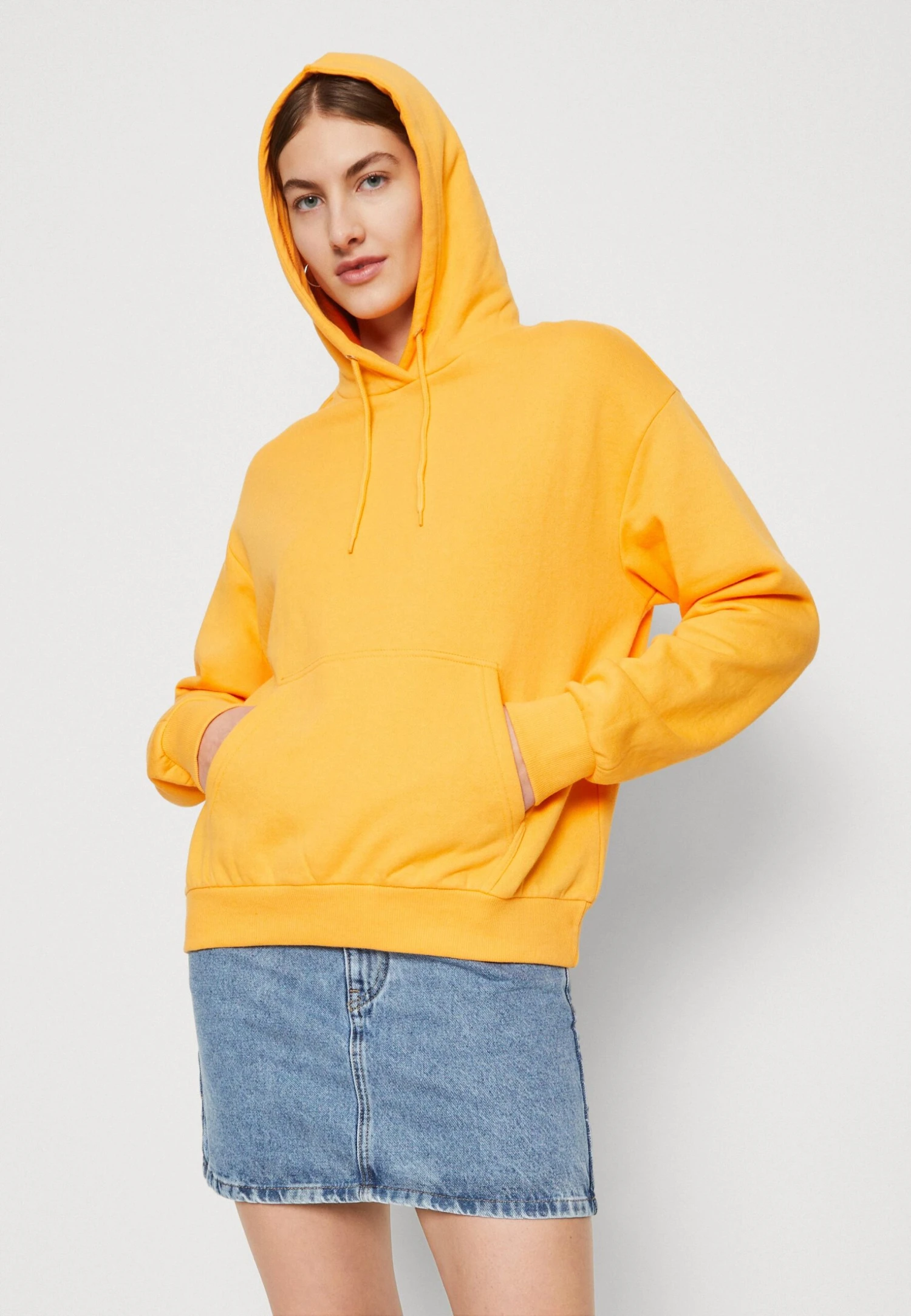 Even&Odd Hoodie - Orange 6 Even&Odd Hoodie - Orange - Afbeelding 4