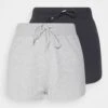 2 Pack - Shorts - Black - Light Grey