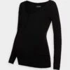 Nursing Button Placket - Trui - Black 1 Nursing Button Placket - Trui - Black -Even&Odd b1b1168a69c84d54a4e8ad3094c4988f