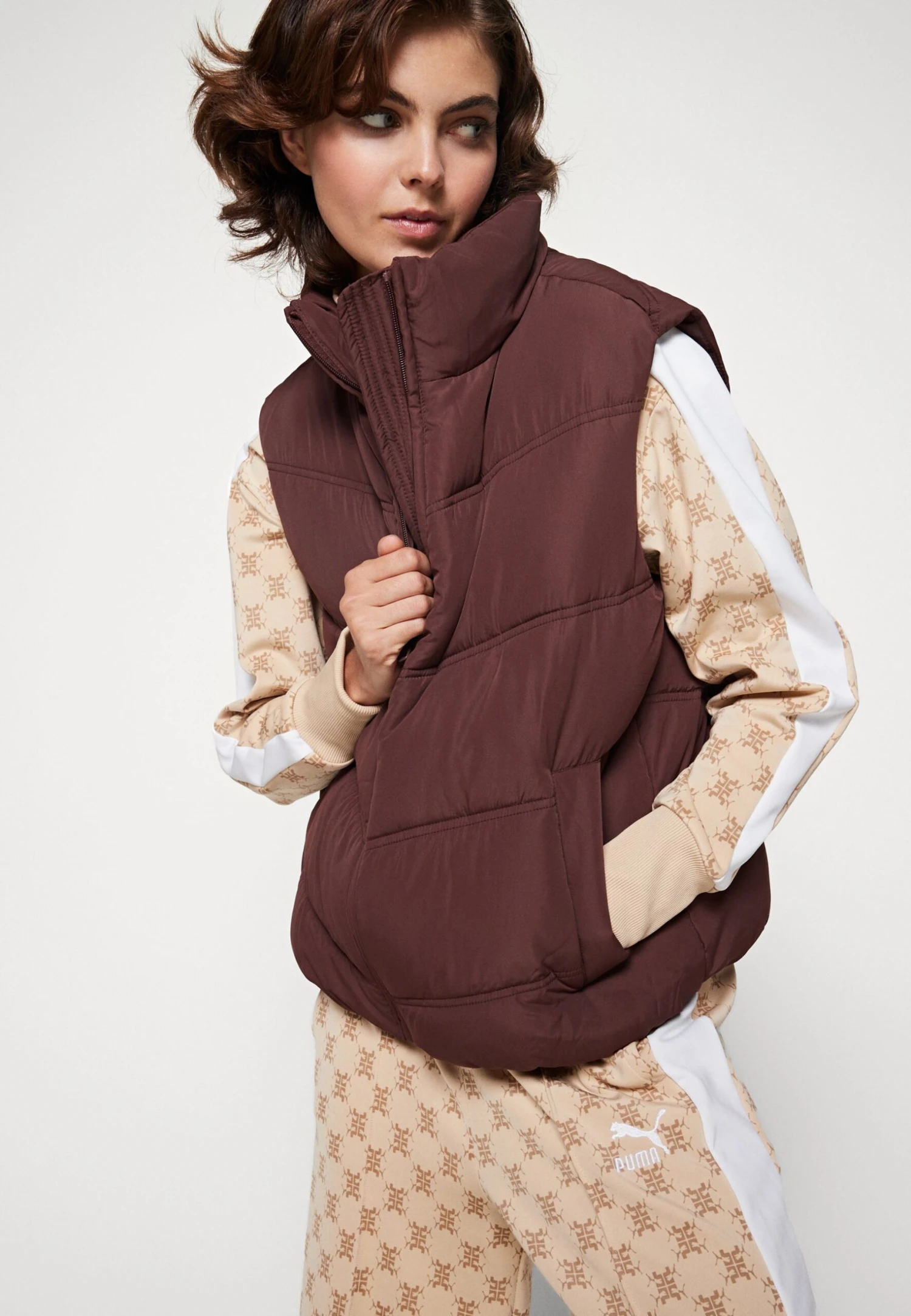 Even&Odd Bodywarmer - Dark Brown 6 Even&Odd Bodywarmer - Dark Brown - Afbeelding 4