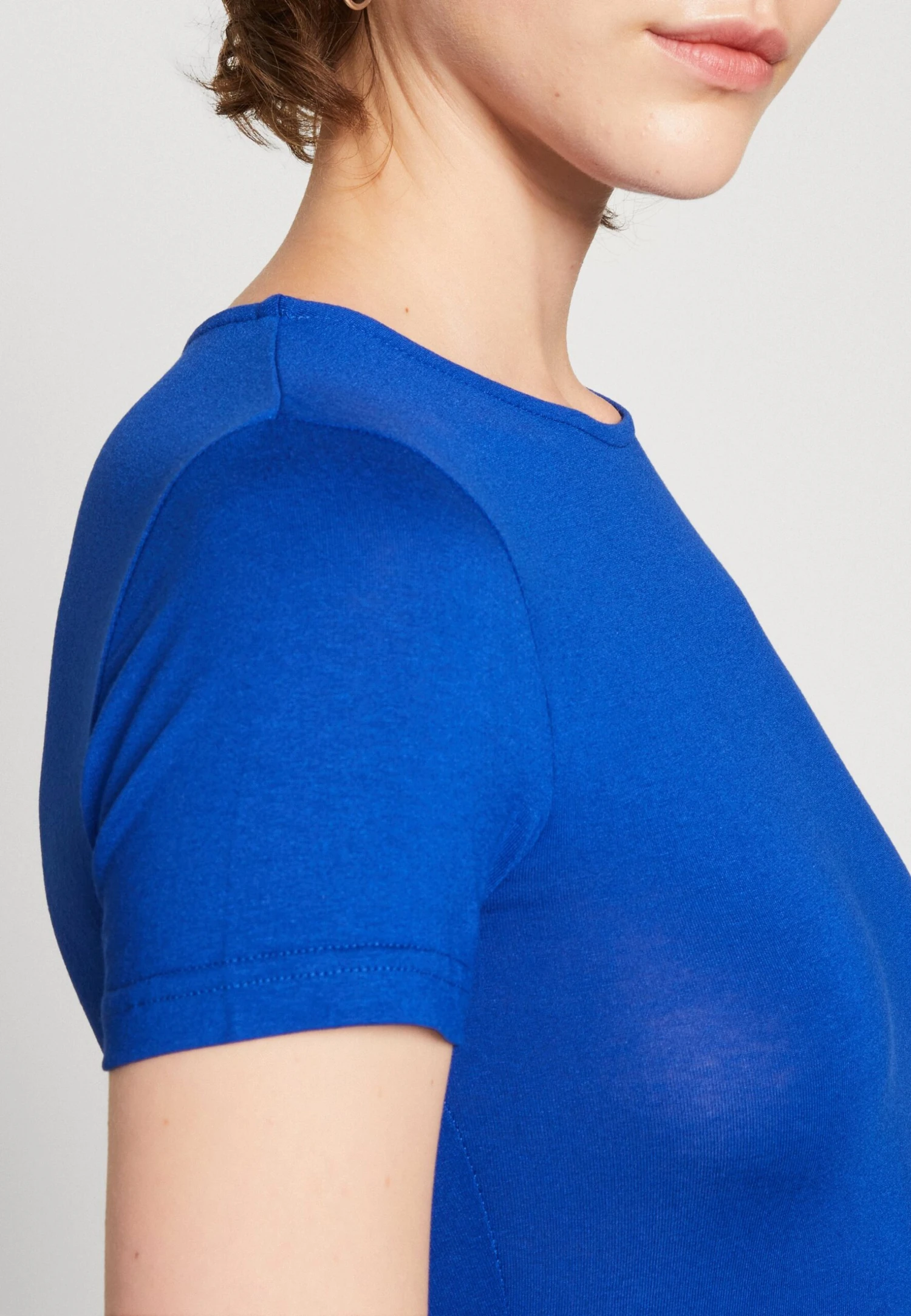 Even&Odd 2 Pack - T-Shirt Basic - Blue/Mottled Dark Grey 9 Even&Odd 2 Pack - T-Shirt Basic - Blue/Mottled Dark Grey - Afbeelding 7