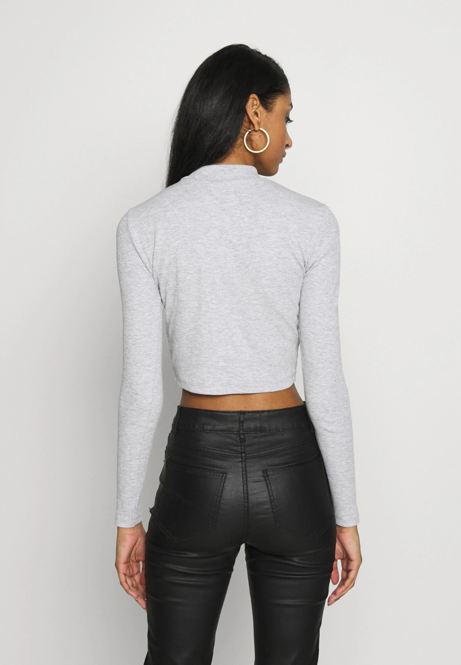 Even&Odd 2 Pack - Longsleeve - Light Grey/Black 6 Even&Odd 2 Pack - Longsleeve - Light Grey/Black - Afbeelding 4