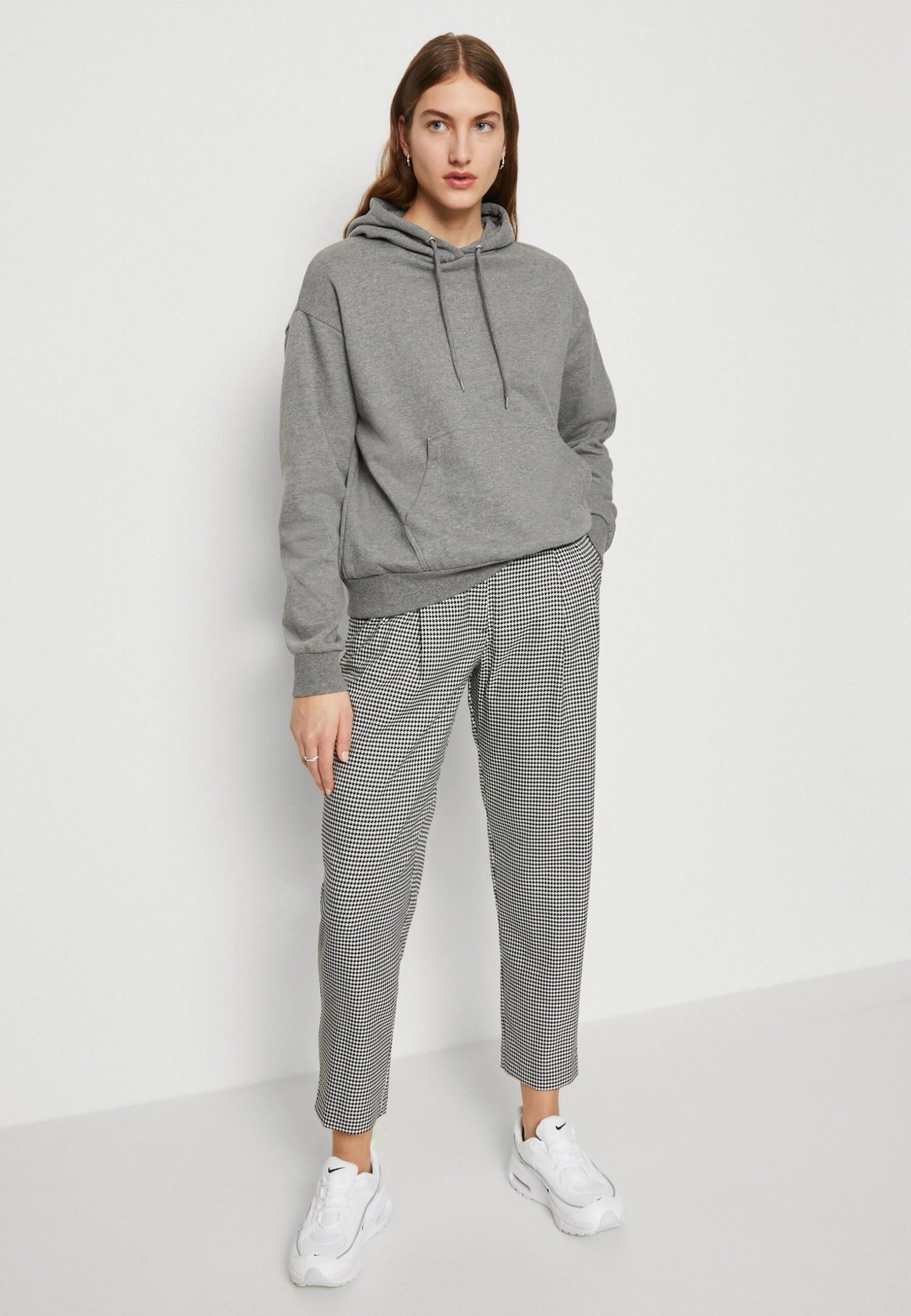Even&Odd Hoodie - Mottled Grey 6 Even&Odd Hoodie - Mottled Grey - Afbeelding 4