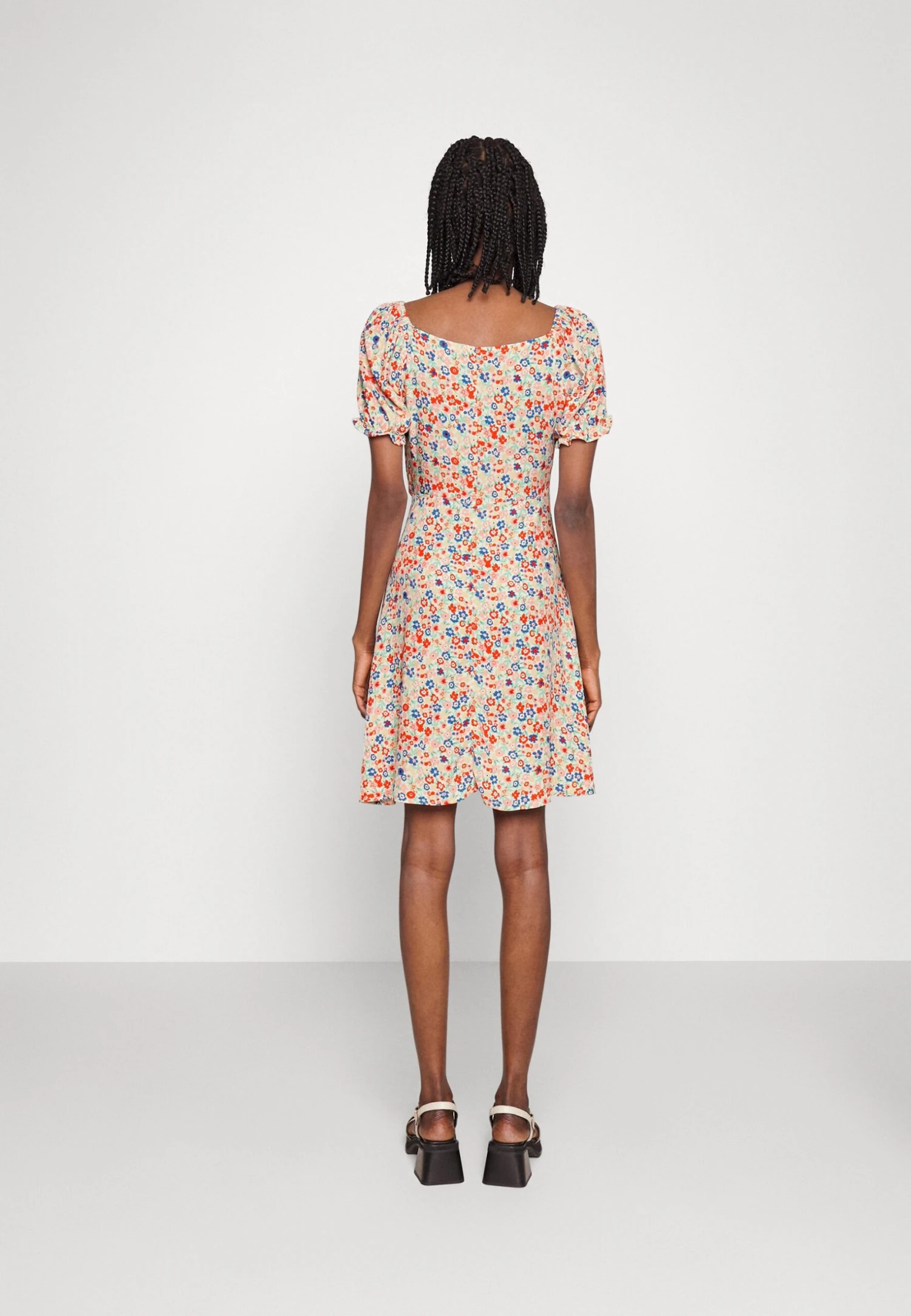 Even&Odd Jurk - Pink/Blue 5 Even&Odd Jurk - Pink/Blue - Afbeelding 3