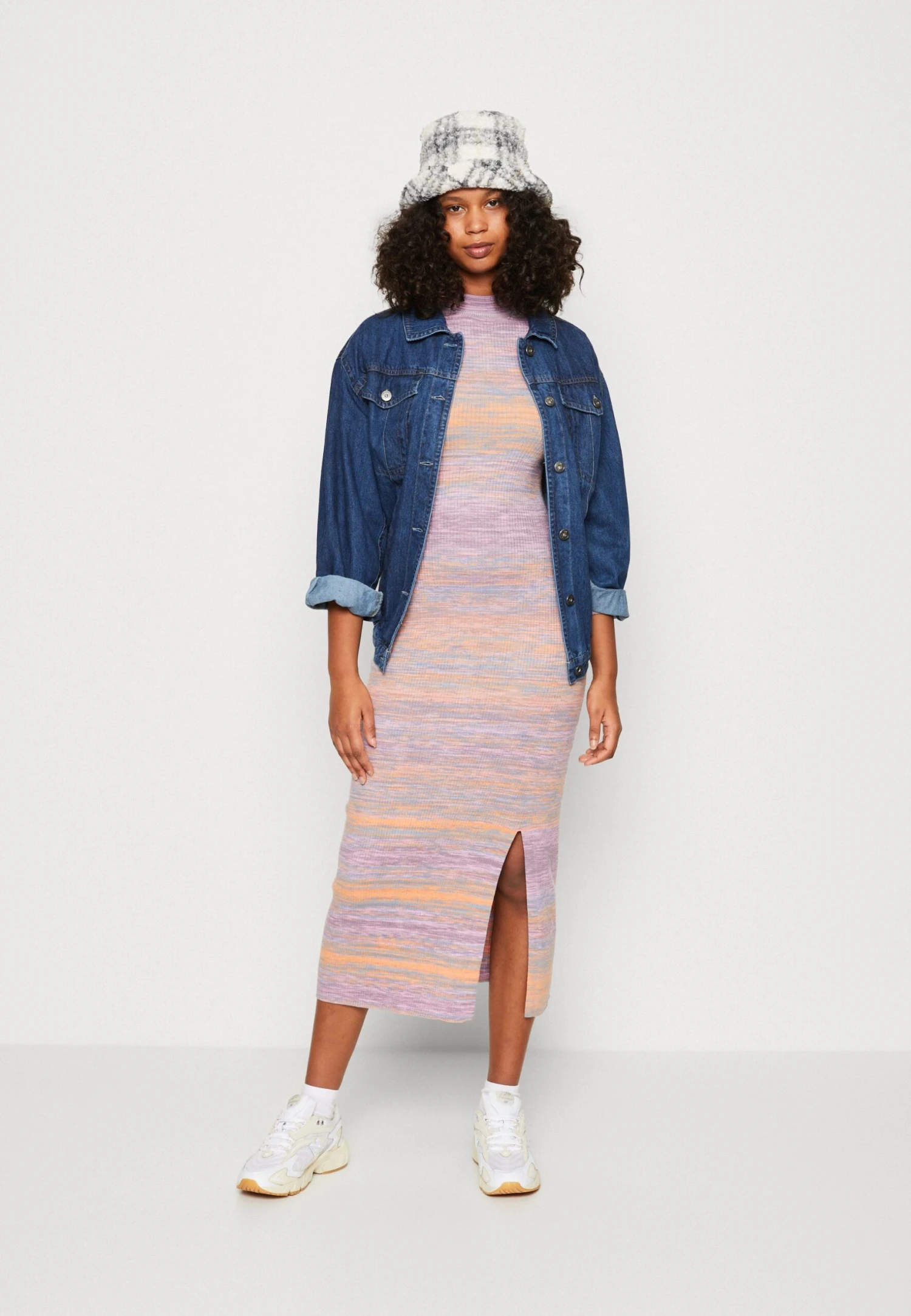 Even&Odd Gebreide Jurk - Multicoloured 4 Even&Odd Gebreide Jurk - Multicoloured - Afbeelding 2