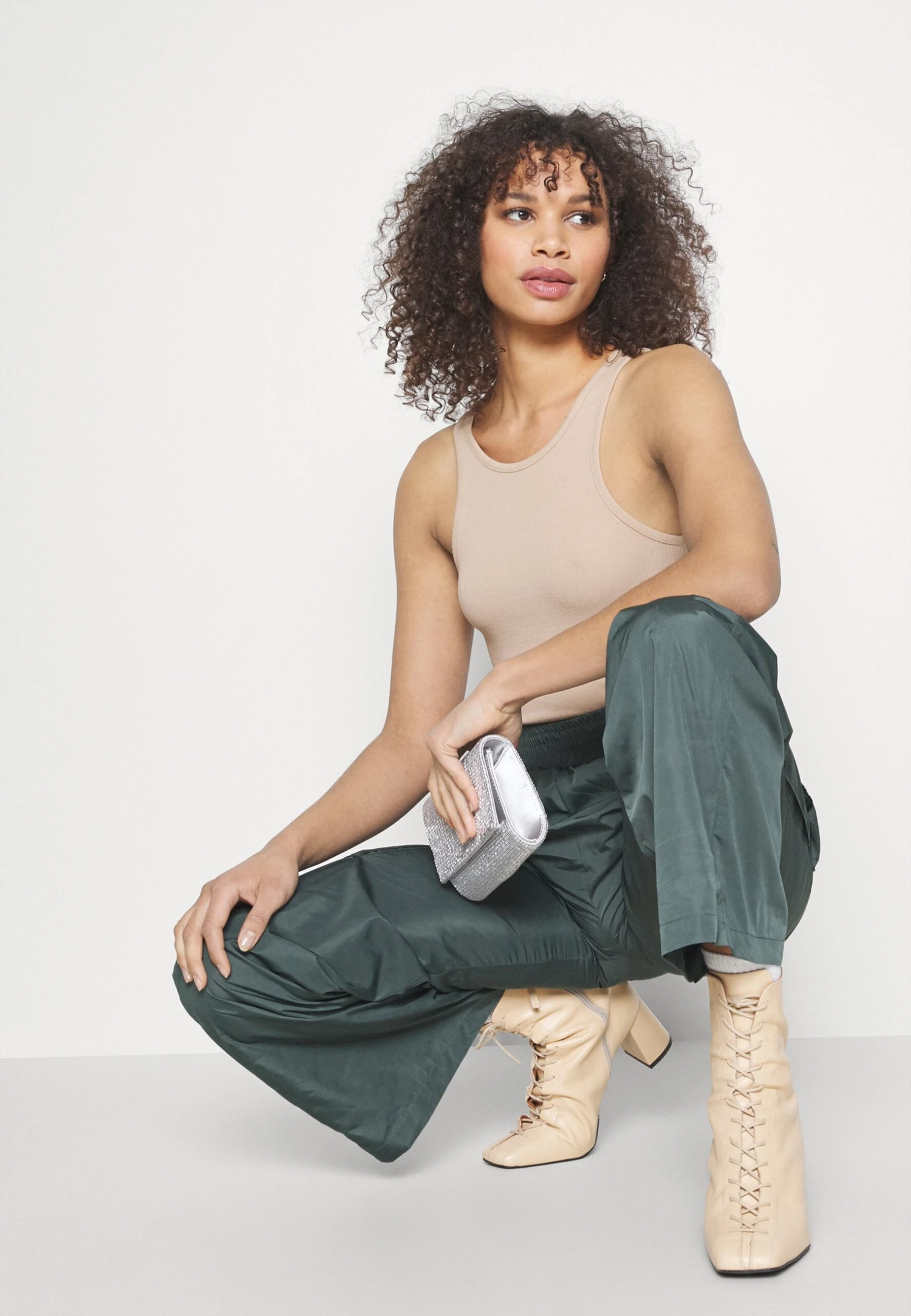 Cargobroek - Dark Green 6 Cargobroek - Dark Green - Afbeelding 4