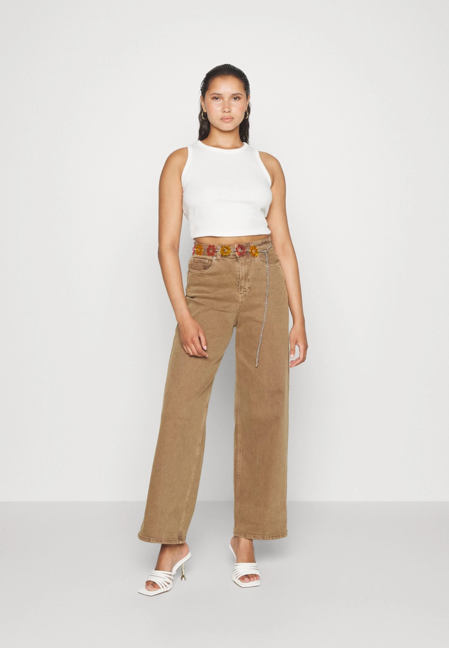 Even&Odd 2 Pack - Top - Off-White/Dark Brown 4 Even&Odd 2 Pack - Top - Off-White/Dark Brown - Afbeelding 2