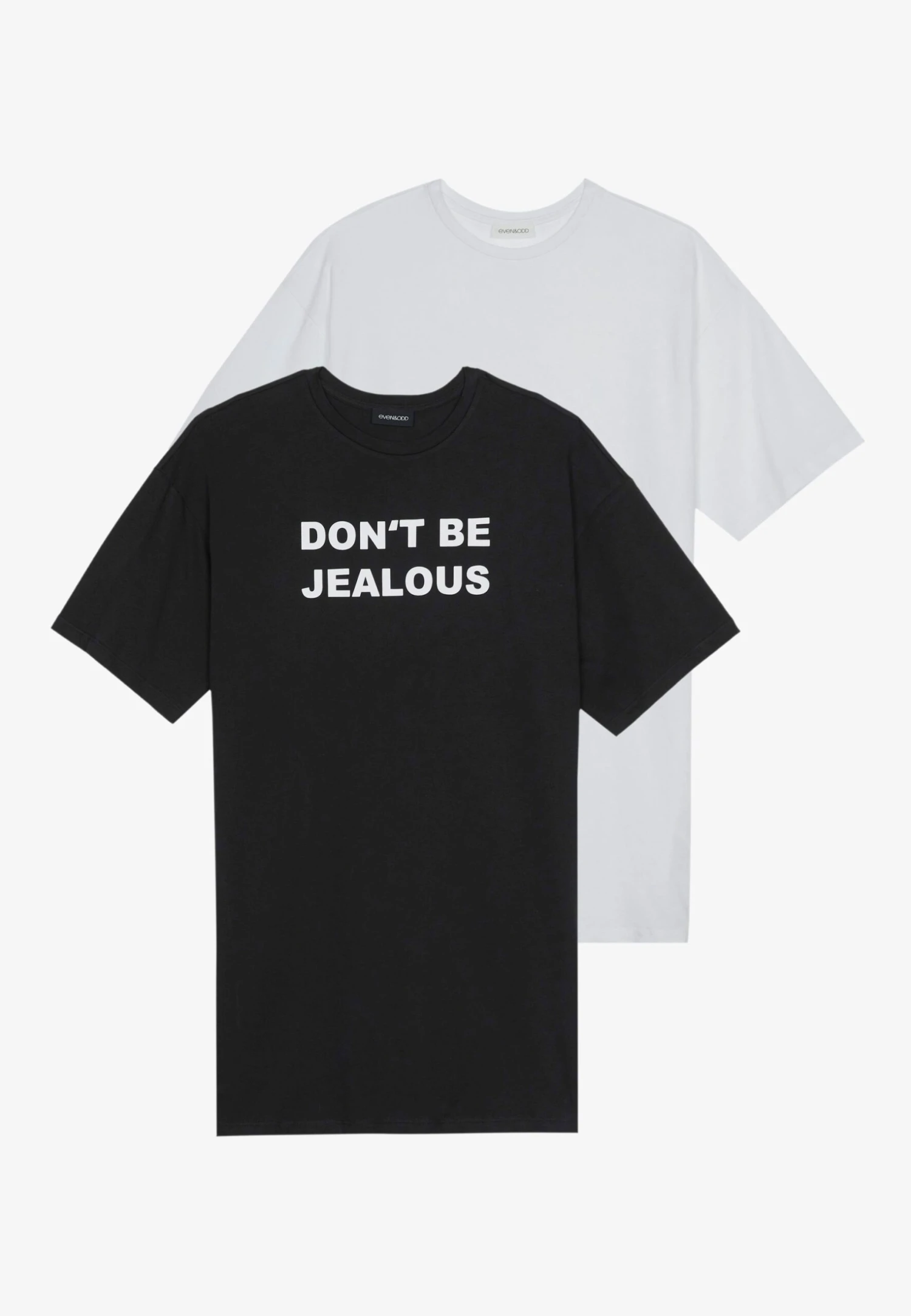 Even&Odd 2 Pack - Jerseyjurk - Black/White 7 Even&Odd 2 Pack - Jerseyjurk - Black/White - Afbeelding 5