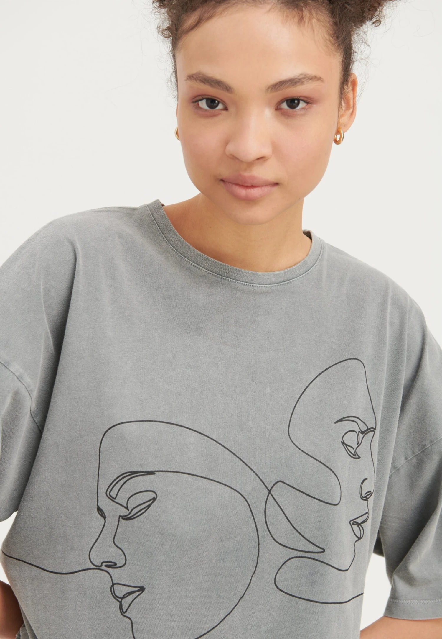 Even&Odd T-Shirt Print - Grey 7 Even&Odd T-Shirt Print - Grey - Afbeelding 5