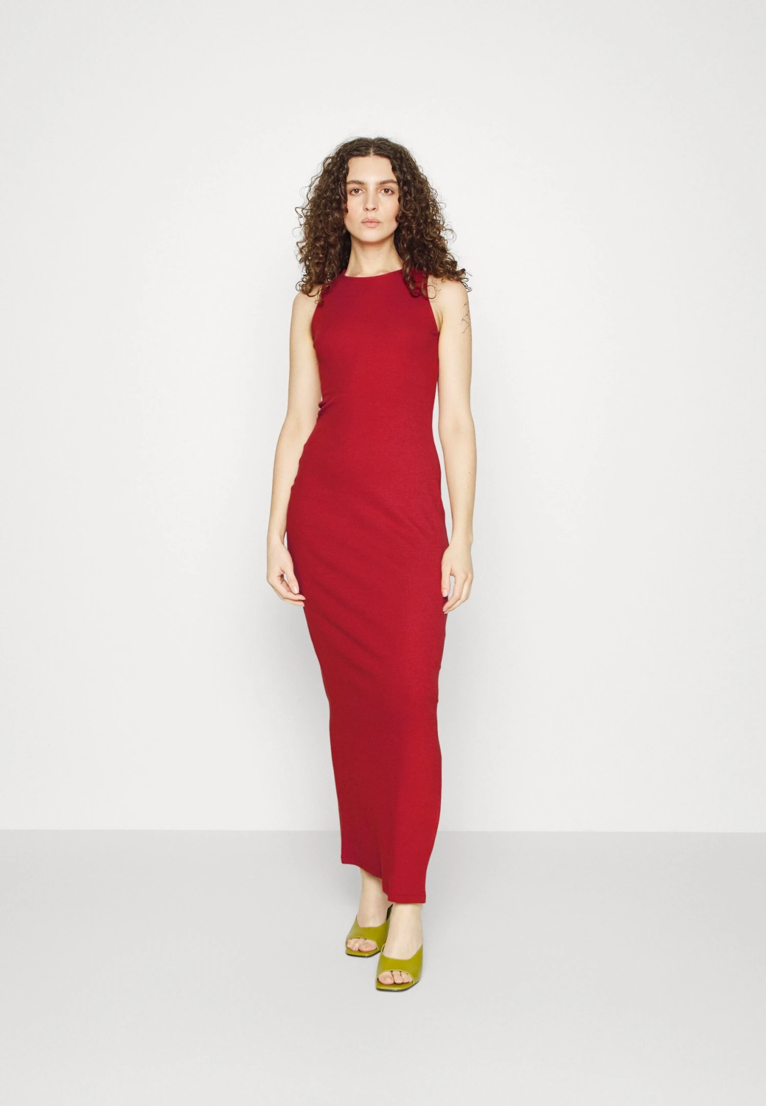 Gebreide Jurk - Red 4 Gebreide Jurk - Red - Afbeelding 2