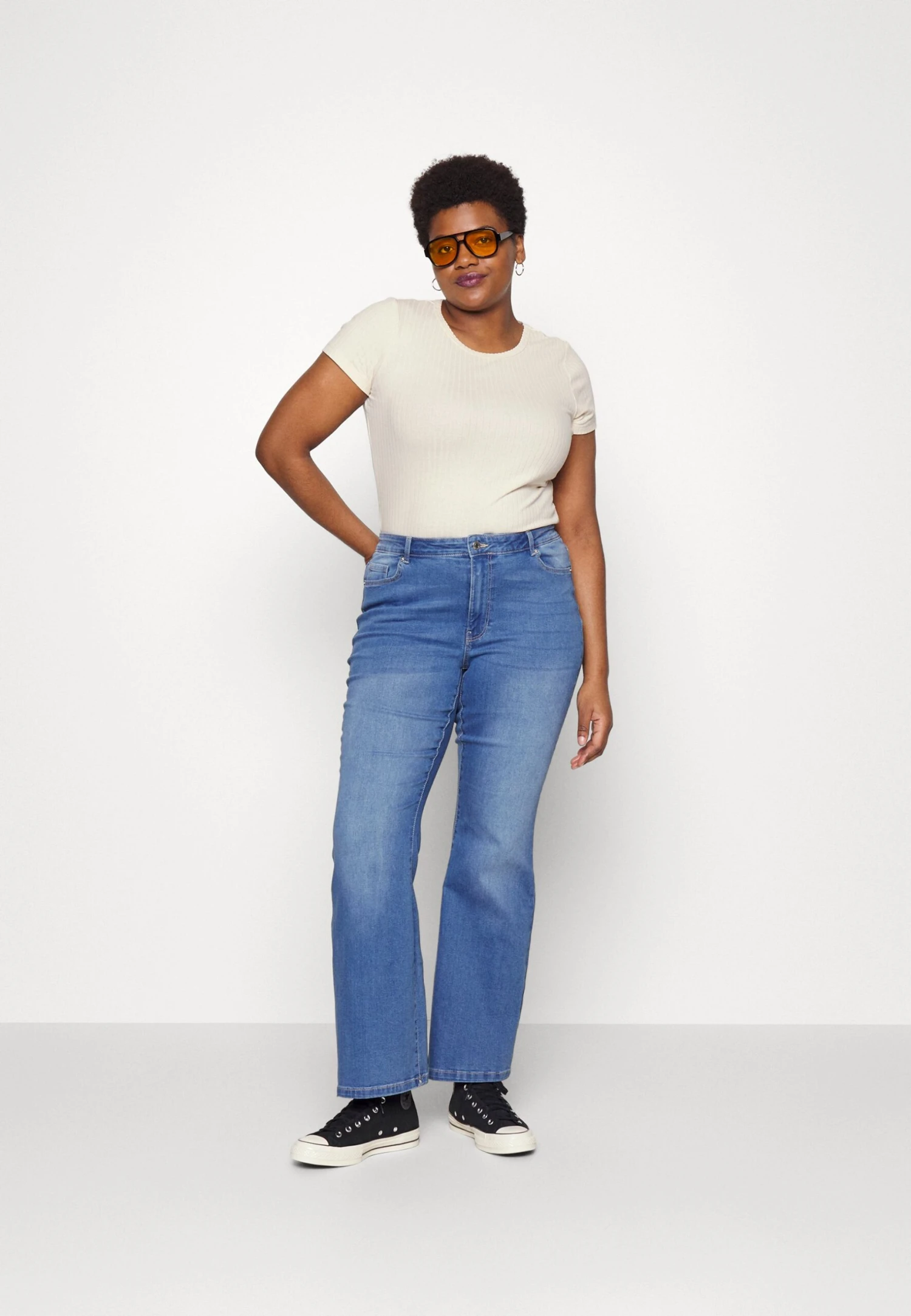 2 Pack - T-Shirt Basic - Dark Brown/Off-White 3 2 Pack - T-Shirt Basic - Dark Brown/Off-White