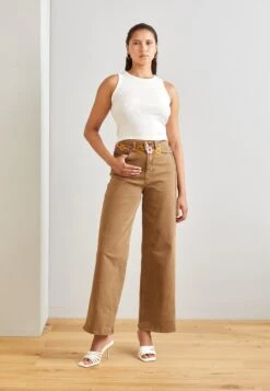 Even&Odd 2 Pack - Top - Off-White/Dark Brown