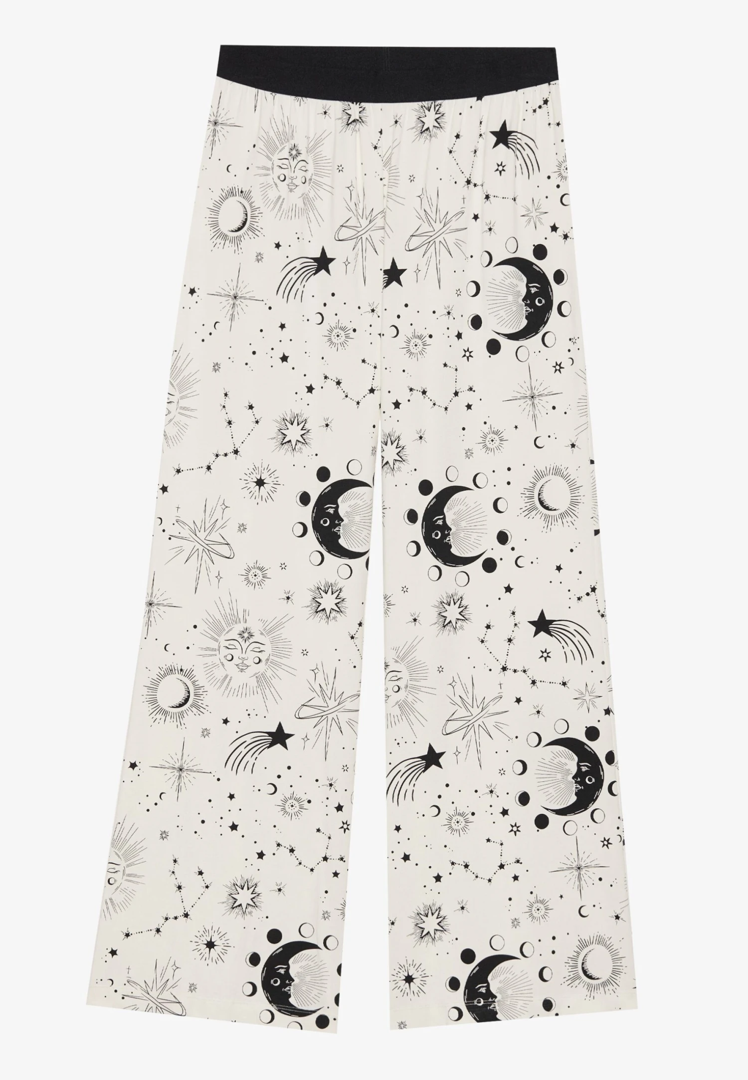 Even&Odd 2 PACK - Pyjamabroek - Black/ Beige 8 Even&Odd 2 PACK - Pyjamabroek - Black/ Beige - Afbeelding 6