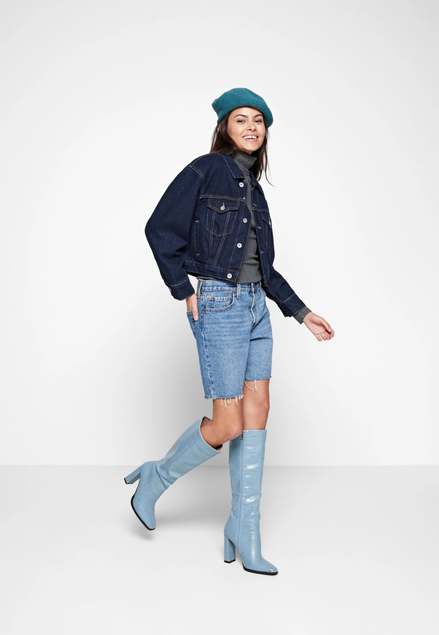 Even&Odd Trui - Mottled Dark Grey 4 Even&Odd Trui - Mottled Dark Grey - Afbeelding 2