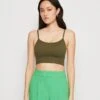 Even&Odd Top - Khaki -Even&Odd c42ca37d8ad44f0086d14ba3f85ef4ce