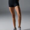 MID RISE BOOTY SHORTS - Tights - Black