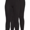 2 Pack- Legging - Black/Black 1 2 Pack- Legging - Black/Black -Even&Odd cb30dede814b432bb06d95569233901b