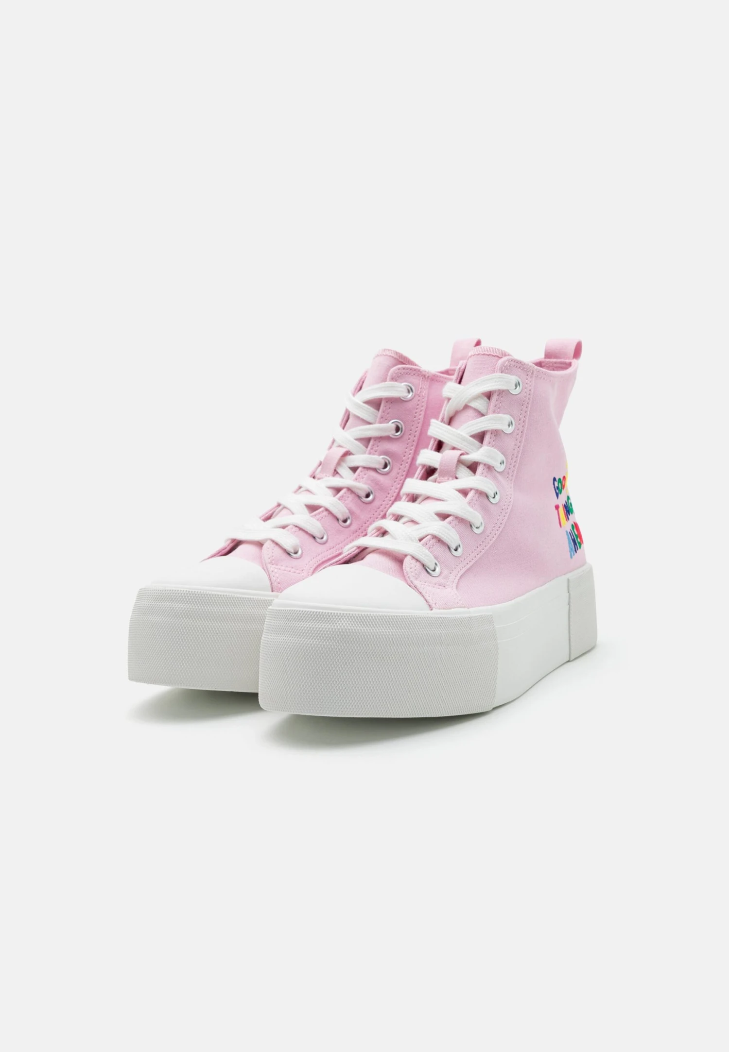 Even&Odd Sneakers Hoog - Pink 5 Even&Odd Sneakers Hoog - Pink - Afbeelding 3
