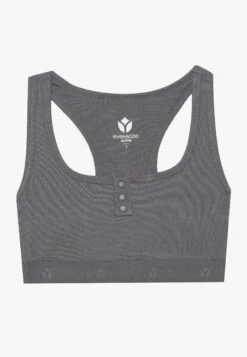 LIGHT SUPPORT FINE RIBBED SPORTS BRA WITH RACER BACK - Sport-bh Met Medium Support - Dark Grey 12 LIGHT SUPPORT FINE RIBBED SPORTS BRA WITH RACER BACK - Sport-bh Met Medium Support - Dark Grey -Even&Odd ce82fb32592049f08ac1c4ec81ad27aa 1