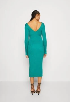 Even&Odd V Ausschnitt Midi Bodycon Strickkleid - Etui-Jurk - Green 10 Even&Odd V Ausschnitt Midi Bodycon Strickkleid - Etui-Jurk - Green -Even&Odd cf70ffb3d2754c82a1b910e457463627