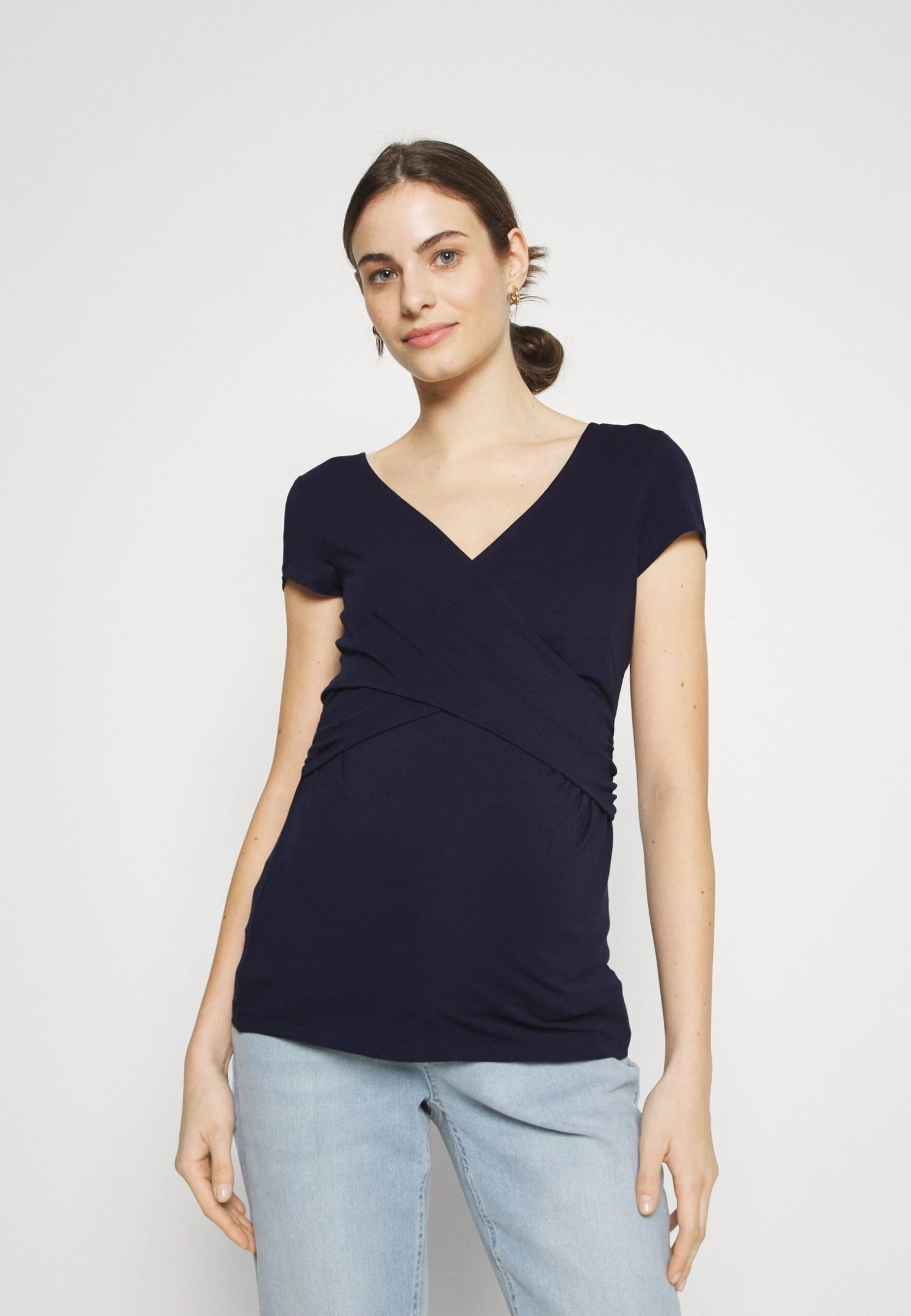 2Pack - T-Shirt Basic - Khaki/Dark Blue 4 2Pack - T-Shirt Basic - Khaki/Dark Blue - Afbeelding 2