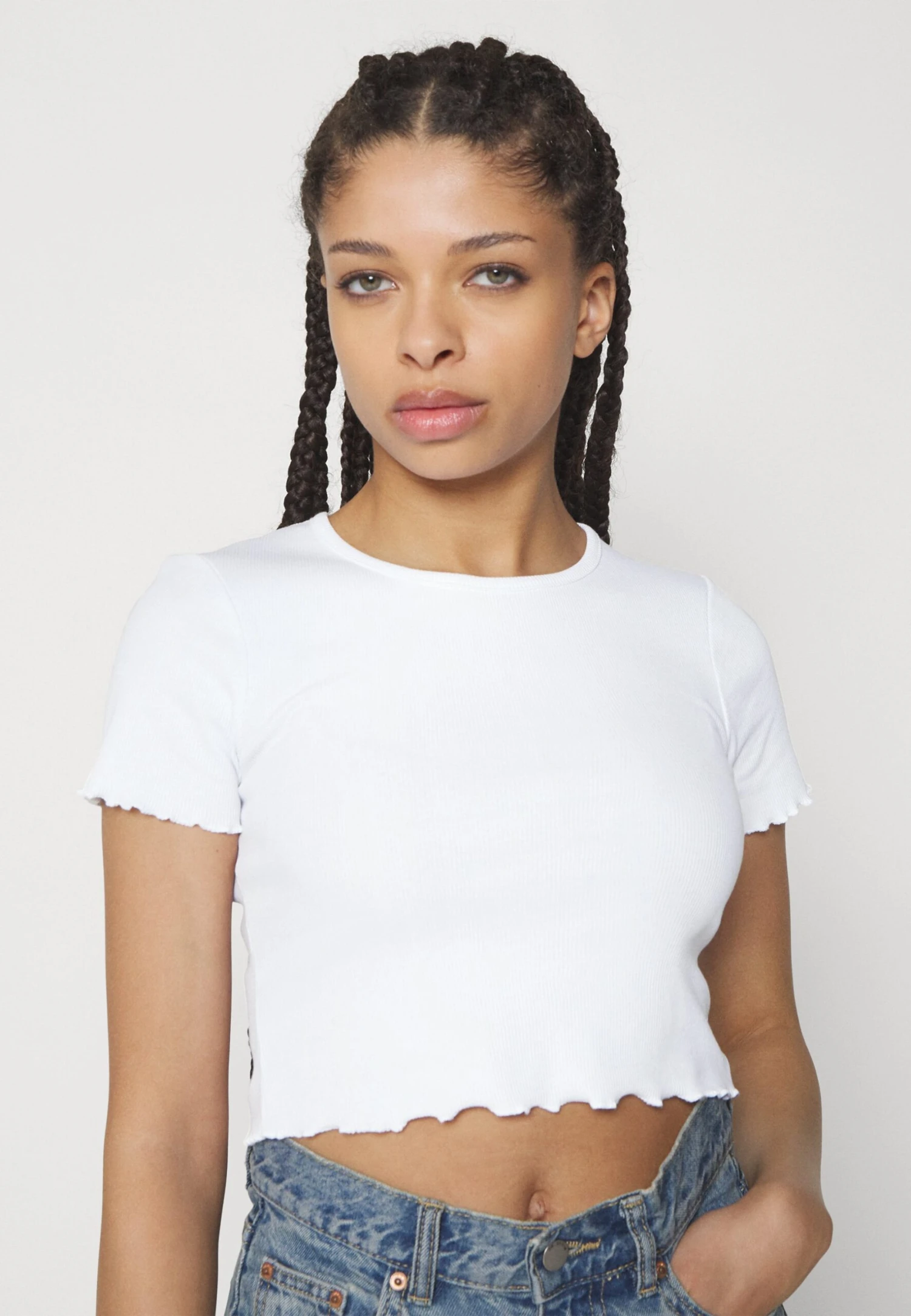 Even&Odd 2 Pack - T-Shirt Basic - 601 - Light Green_001 - White 7 Even&Odd 2 Pack - T-Shirt Basic - 601 - Light Green_001 - White - Afbeelding 5