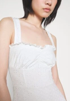 Even&Odd Sleeveless Sweetheart Neckline Princess Seams Flared Skirt Mini Dress (Eo-Ss23-C131-Sp) / 001 - White - Jurk - 001 - White -Even&Odd d3431ab3c6544936a639bf871a546446