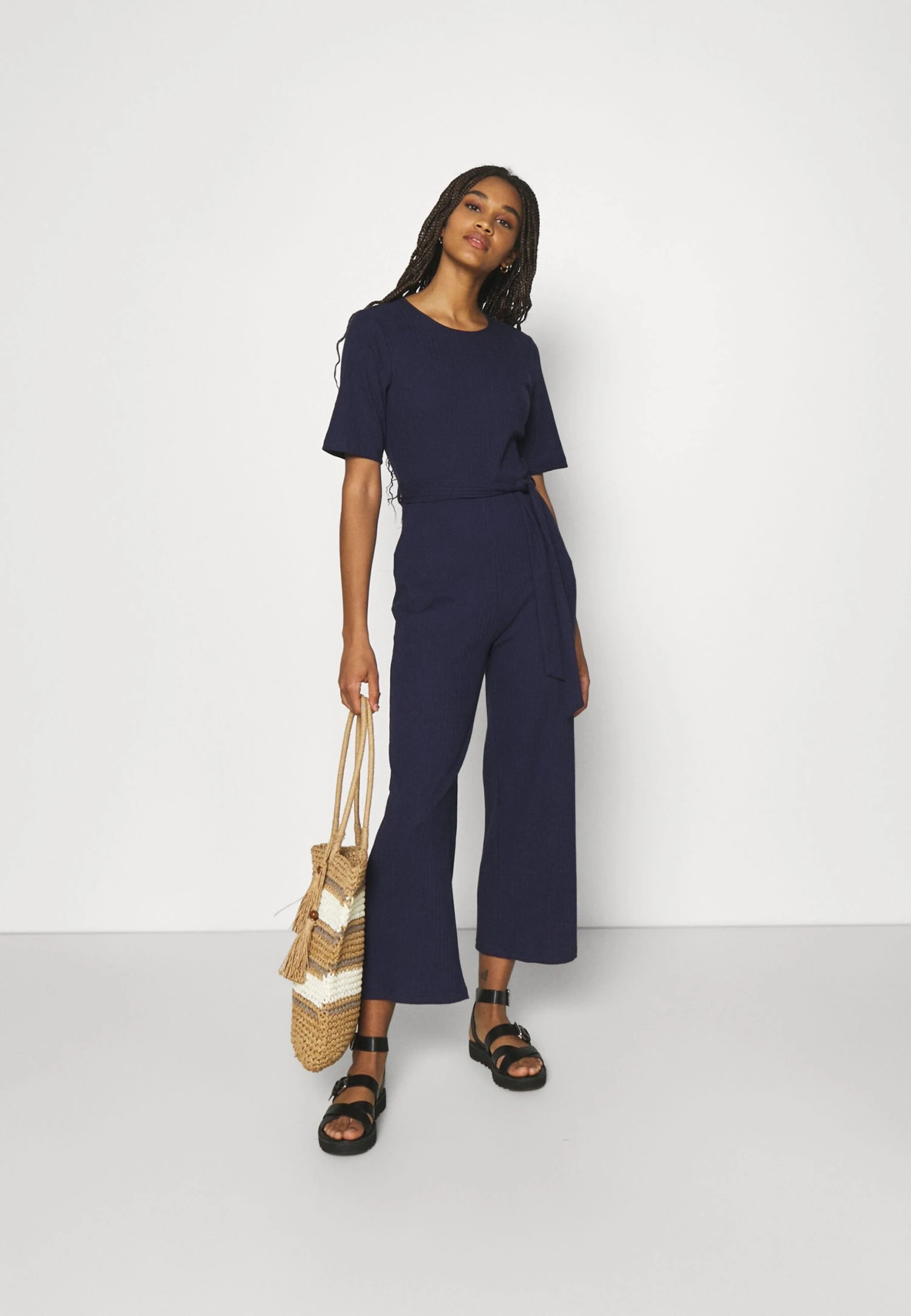 Even&Odd Jumpsuit - Dark Blue 4 Even&Odd Jumpsuit - Dark Blue - Afbeelding 2