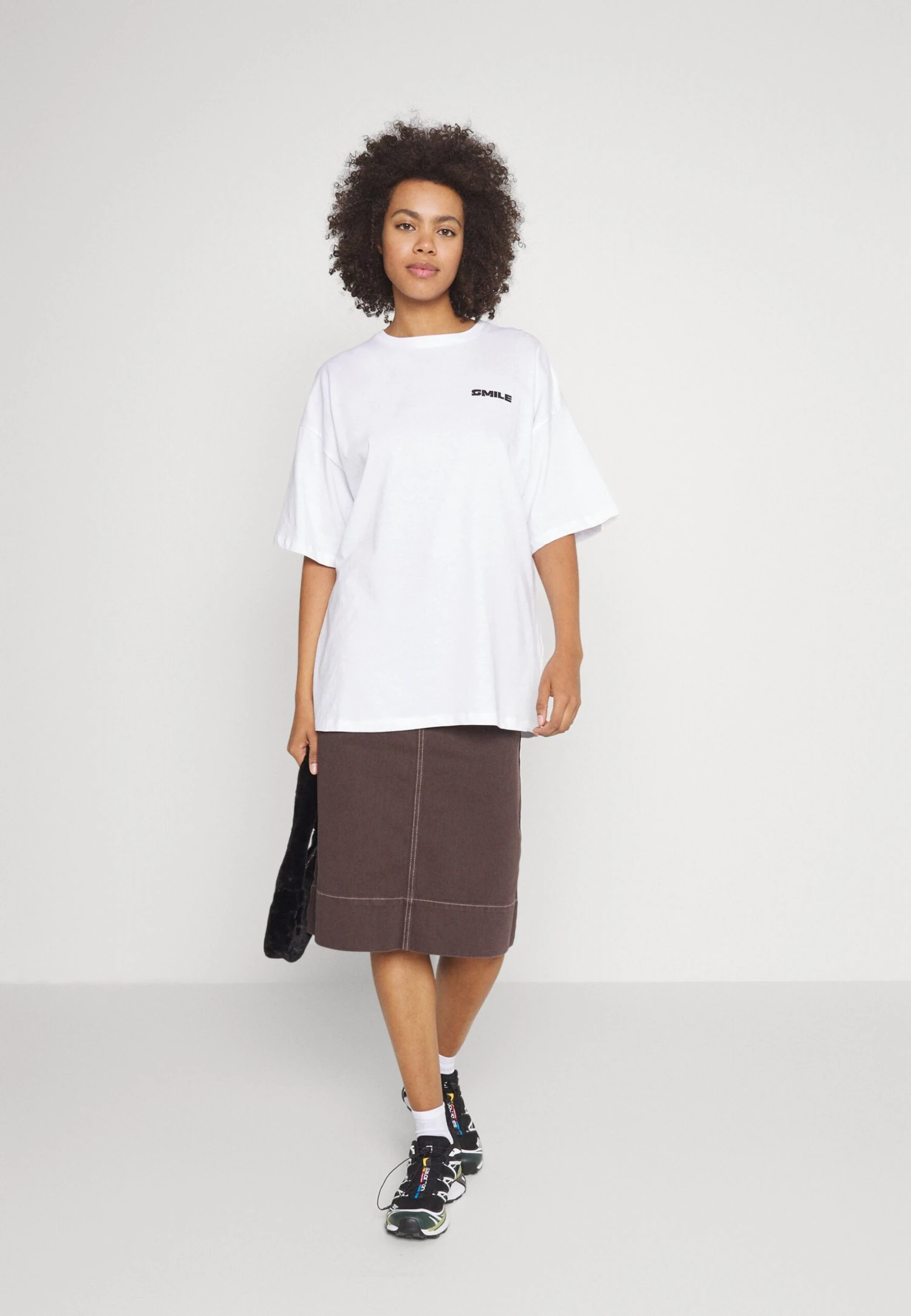 Even&Odd Cut Smile - T-Shirt Print - White 4 Even&Odd Cut Smile - T-Shirt Print - White - Afbeelding 2