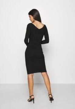 Even&Odd V Ausschnitt Ripp Mini Strickkleid - Etui-Jurk - Black 10 Even&Odd V Ausschnitt Ripp Mini Strickkleid - Etui-Jurk - Black -Even&Odd d7862015ee3f47a9acd606643f06005b