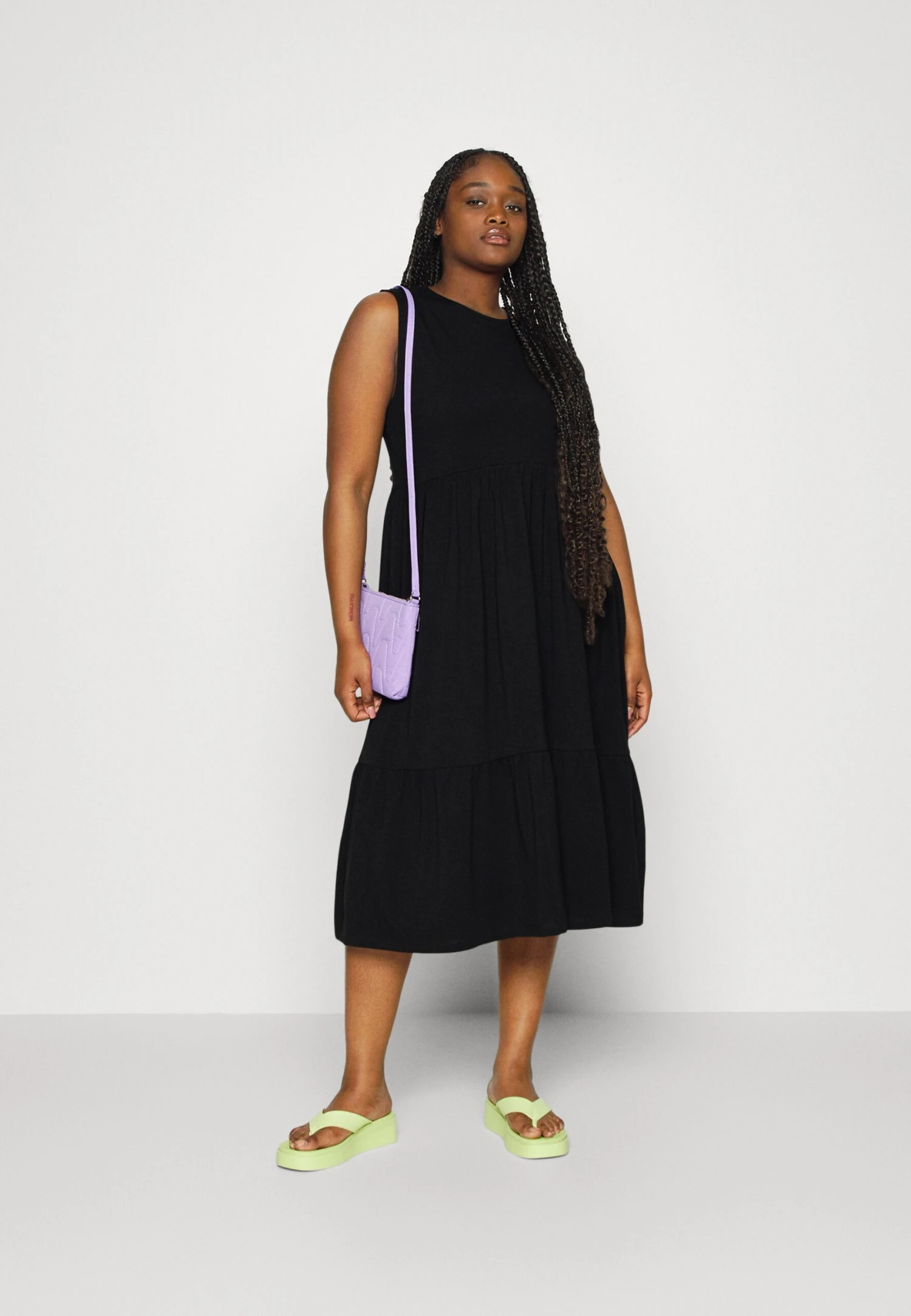 Sleeveless Dress- Jurk - Black 4 Sleeveless Dress- Jurk - Black - Afbeelding 2