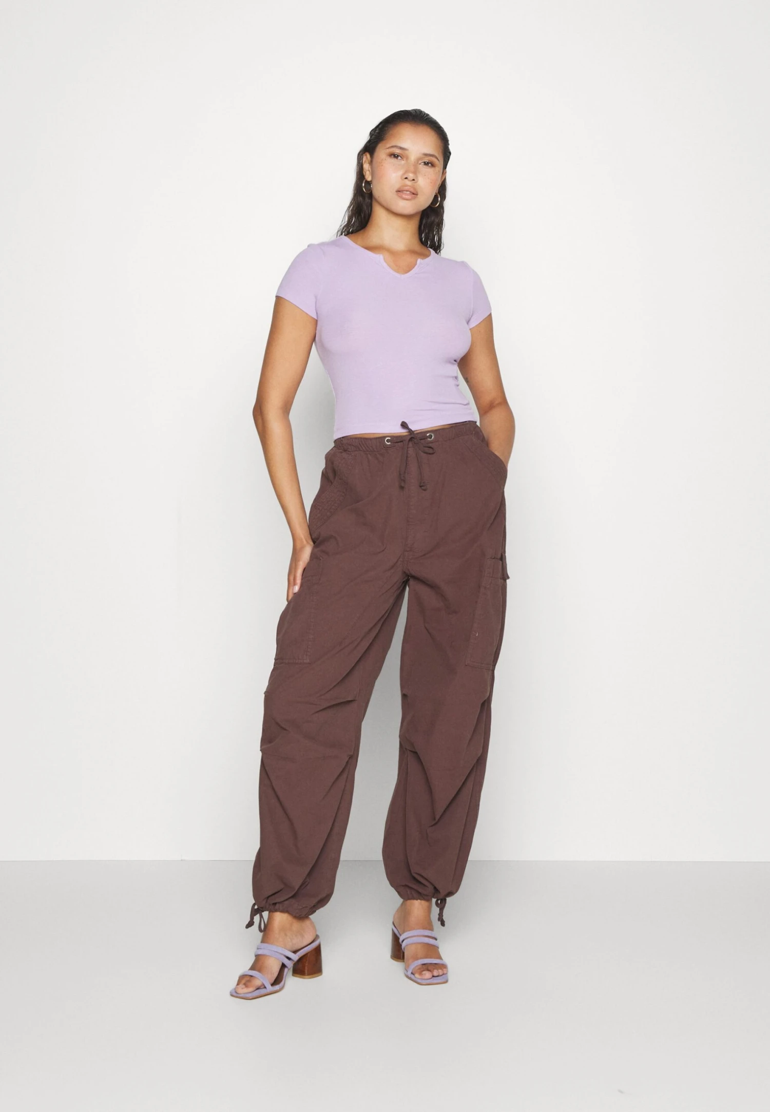 Even&Odd 2 Pack - T-Shirt Basic - Black/Purple 4 Even&Odd 2 Pack - T-Shirt Basic - Black/Purple - Afbeelding 2