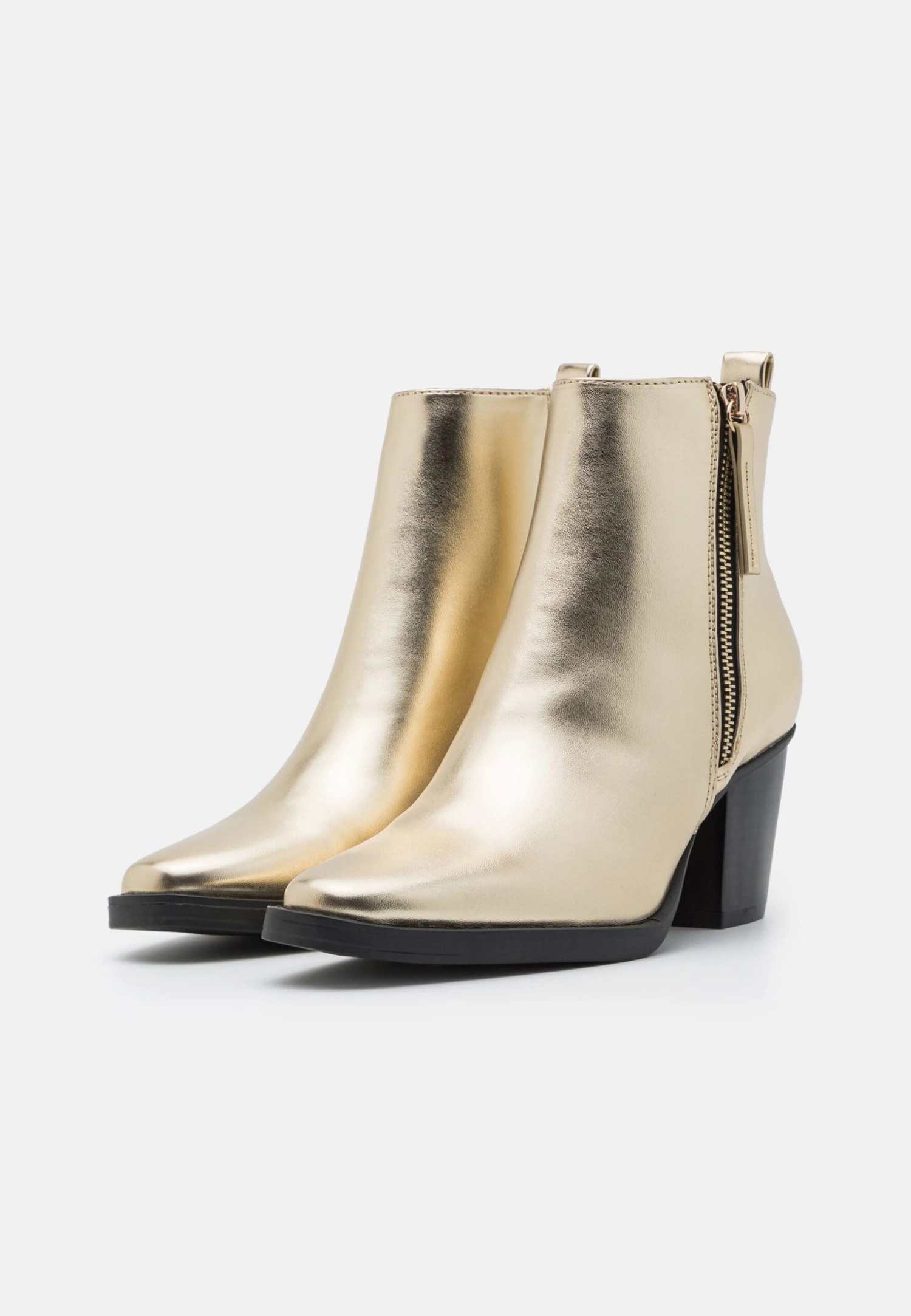 Even&Odd Cowboy-/Bikerlaarsjes - Gold 5 Even&Odd Cowboy-/Bikerlaarsjes - Gold - Afbeelding 3