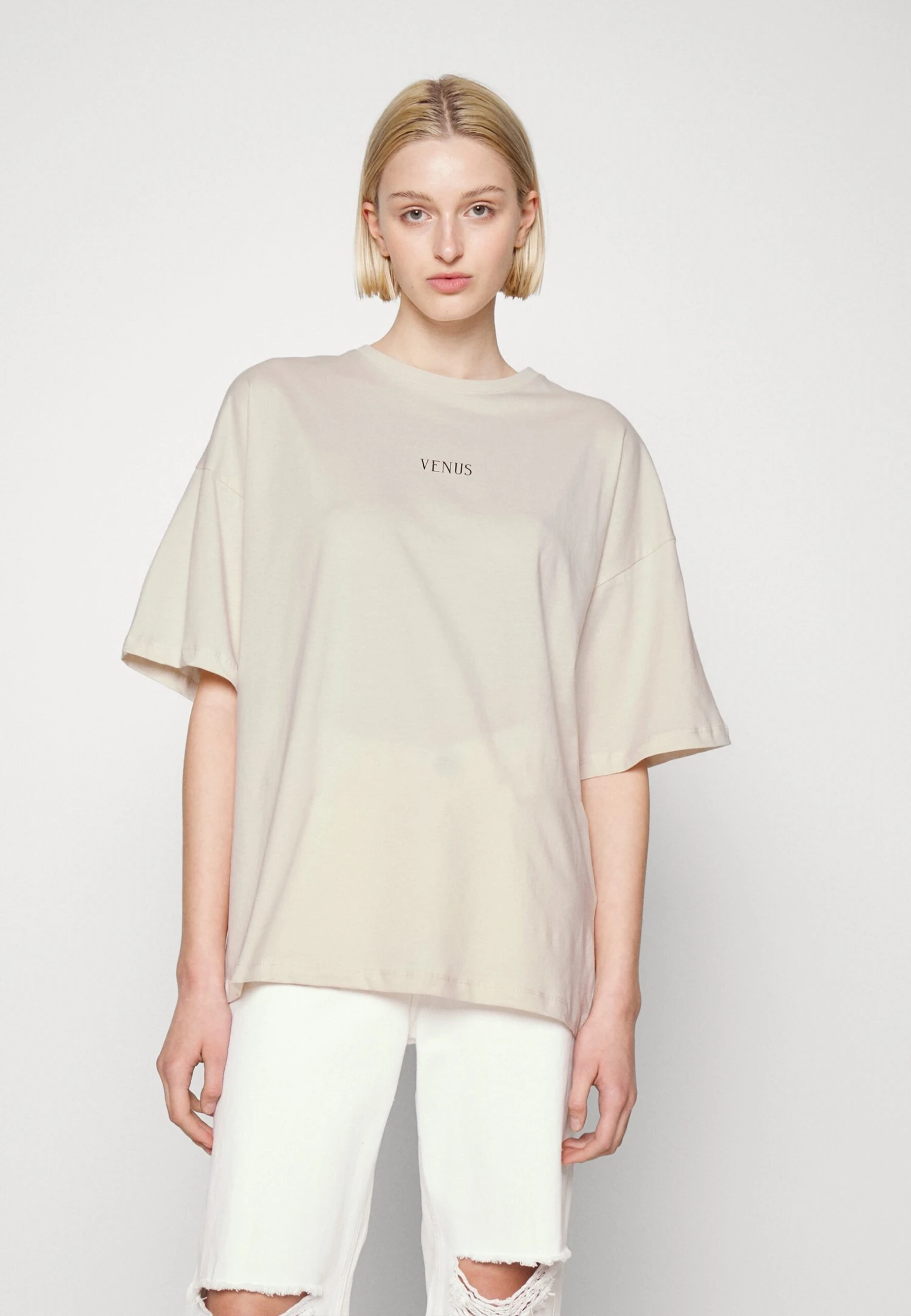 Even&Odd Liz Venus Back Print - T-Shirt Print - Beige 5 Even&Odd Liz Venus Back Print - T-Shirt Print - Beige - Afbeelding 3