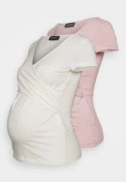 2Pack - T-Shirt Basic - Pink/Offwhite