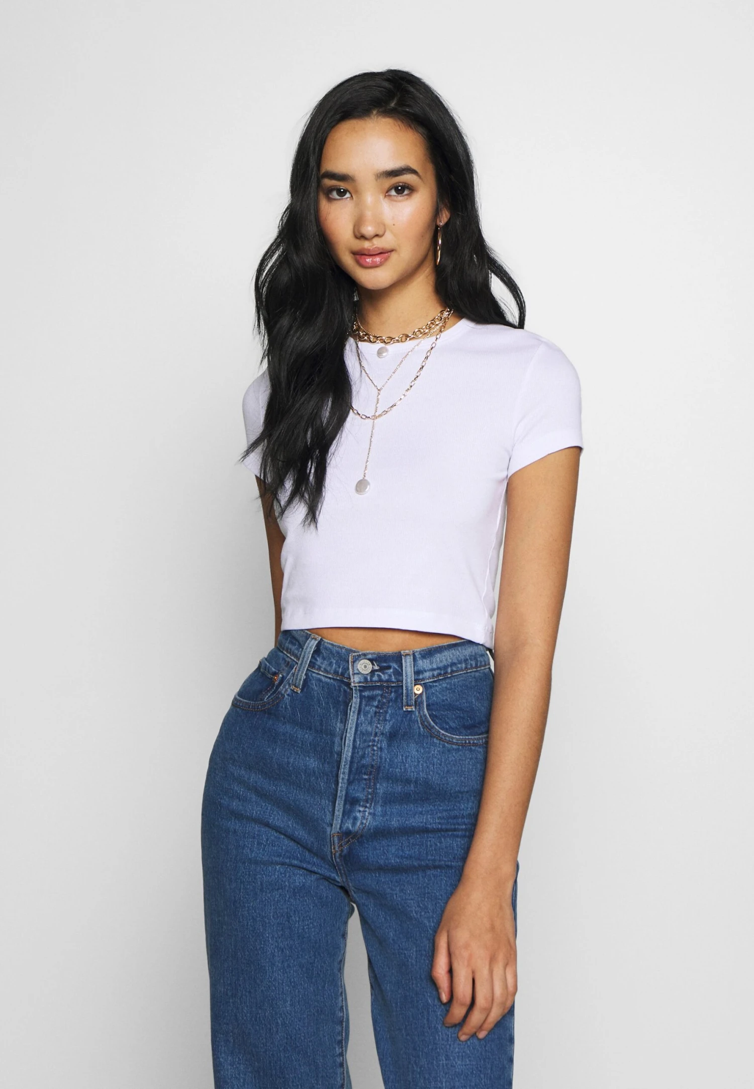 Even&Odd 3 Pack - T-Shirt Basic - White/Black/Light Grey 5 Even&Odd 3 Pack - T-Shirt Basic - White/Black/Light Grey - Afbeelding 3