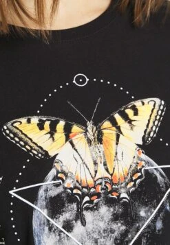 Even&Odd Hattie Moon And Butterly Tee - T-Shirt Print - Black -Even&Odd dfcdd184d459433cb8f4892787c5d4f4