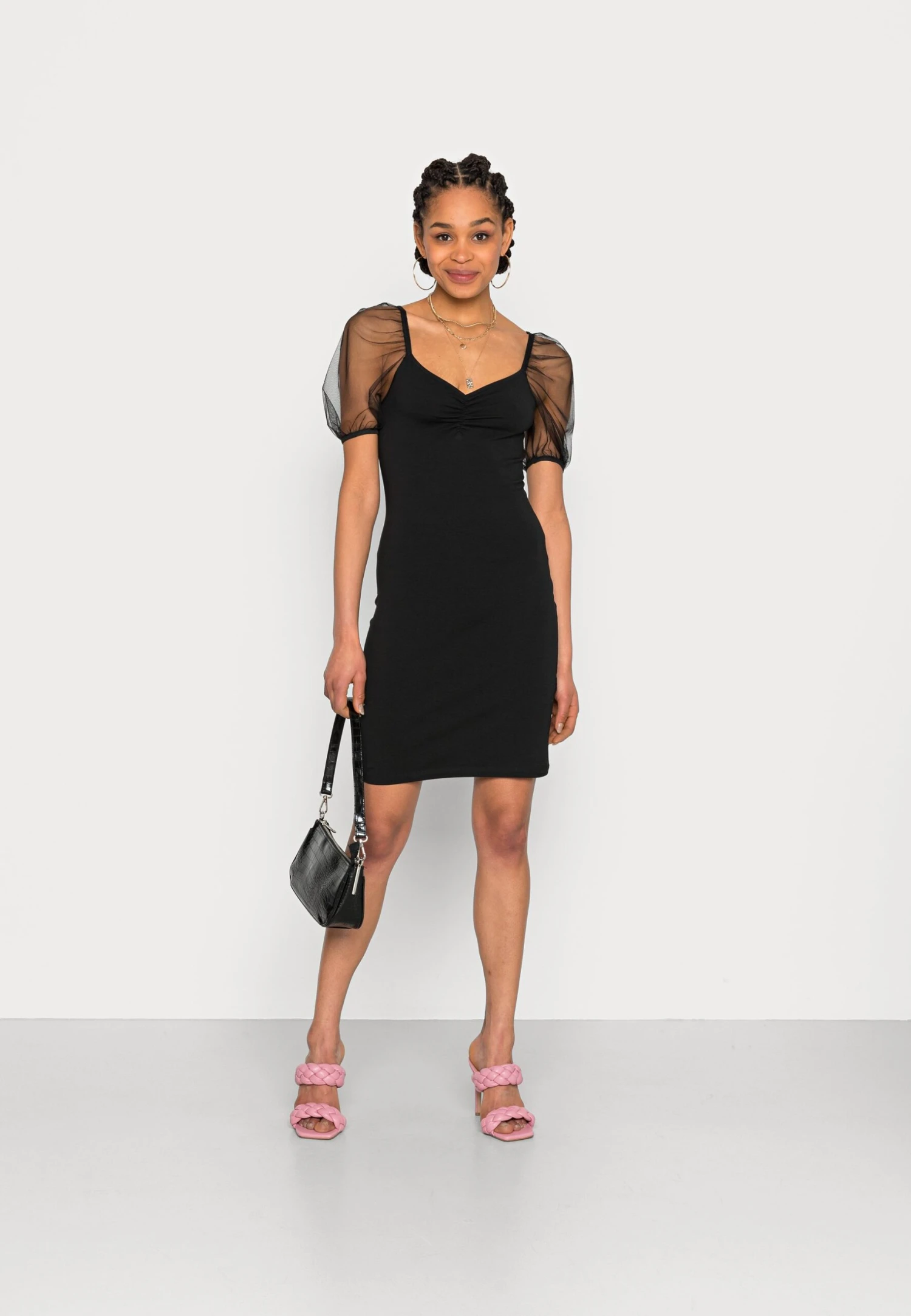 Even&Odd Dress - Cocktailjurk - Black 4 Even&Odd Dress - Cocktailjurk - Black - Afbeelding 2
