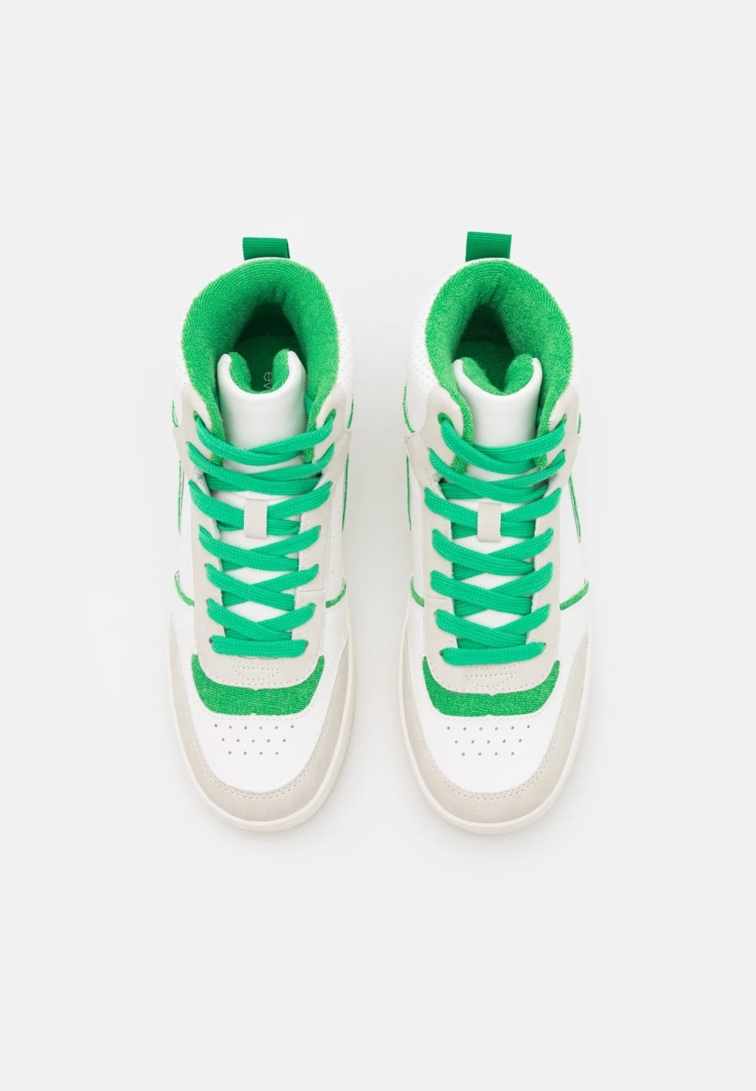 Even&Odd Sneakers Hoog - White/Green 8 Even&Odd Sneakers Hoog - White/Green - Afbeelding 6