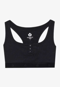 LIGHT SUPPORT FINE RIBBED SPORTS BRA WITH RACER BACK - Sport-bh Met Medium Support - Dark Grey 15 LIGHT SUPPORT FINE RIBBED SPORTS BRA WITH RACER BACK - Sport-bh Met Medium Support - Dark Grey -Even&Odd e5bab4c8e98040d0b48751c49e1d2641 1