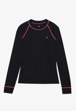 2 PIECE LONG SLEEVE TOP AND LEGGINGS SET - Hemd - Black/pink 17 2 PIECE LONG SLEEVE TOP AND LEGGINGS SET - Hemd - Black/pink -Even&Odd e5e26d3daf4f42c3854b58e361fad16b