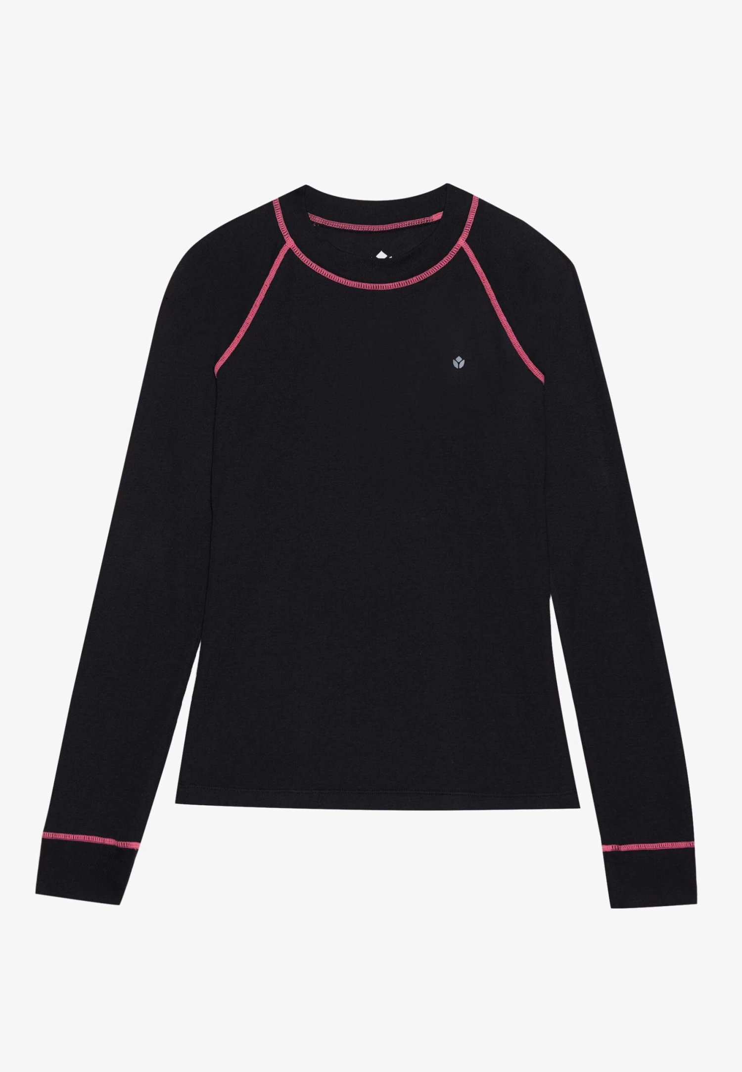 2 PIECE LONG SLEEVE TOP AND LEGGINGS SET - Hemd - Black/pink 8 2 PIECE LONG SLEEVE TOP AND LEGGINGS SET - Hemd - Black/pink - Afbeelding 6