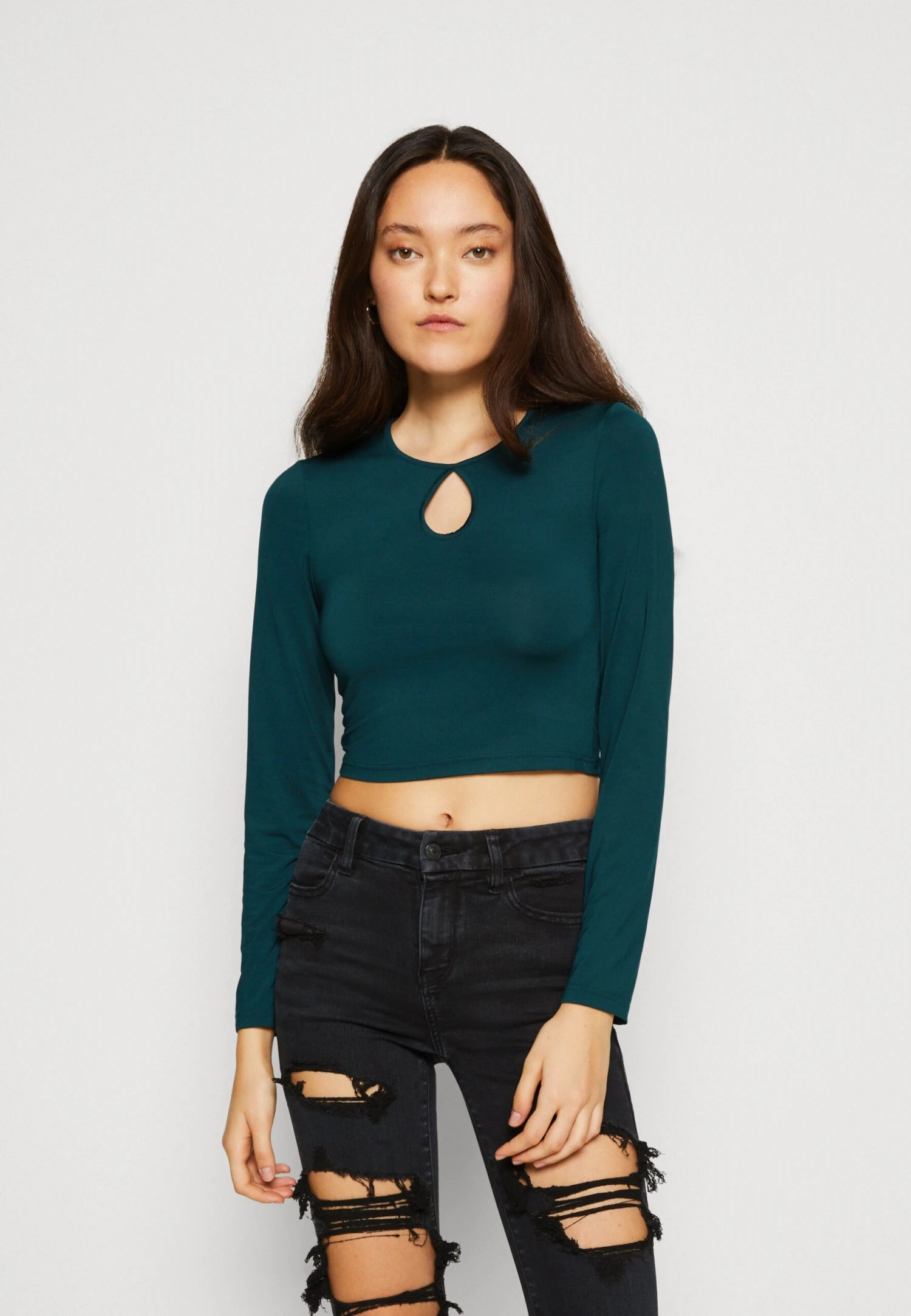 Even&Odd Longsleeve - Dark Green 3 Even&Odd Longsleeve - Dark Green