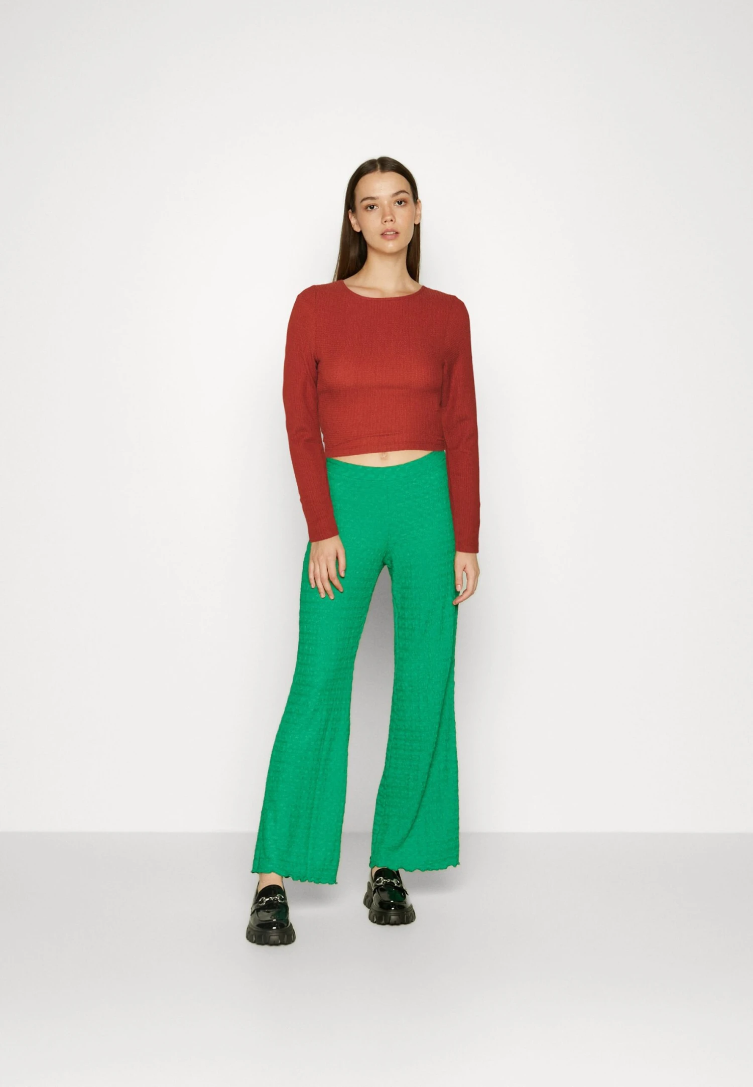 Even&Odd Longsleeve - Brown 4 Even&Odd Longsleeve - Brown - Afbeelding 2