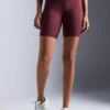 HIGH RISE CYCLING SHORTS OVERLAP V WAISTBAND - Tights - Bordeaux 1 HIGH RISE CYCLING SHORTS OVERLAP V WAISTBAND - Tights - Bordeaux -Even&Odd eb5a4bb68826493ab8a584a8898b5b7e