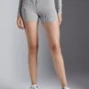 HIGH RISE BOOTY SHORTS - Legging - Mottled Light Grey 2 HIGH RISE BOOTY SHORTS - Legging - Mottled Light Grey -Even&Odd ec965863da5741edbb8d503f8d5a5063