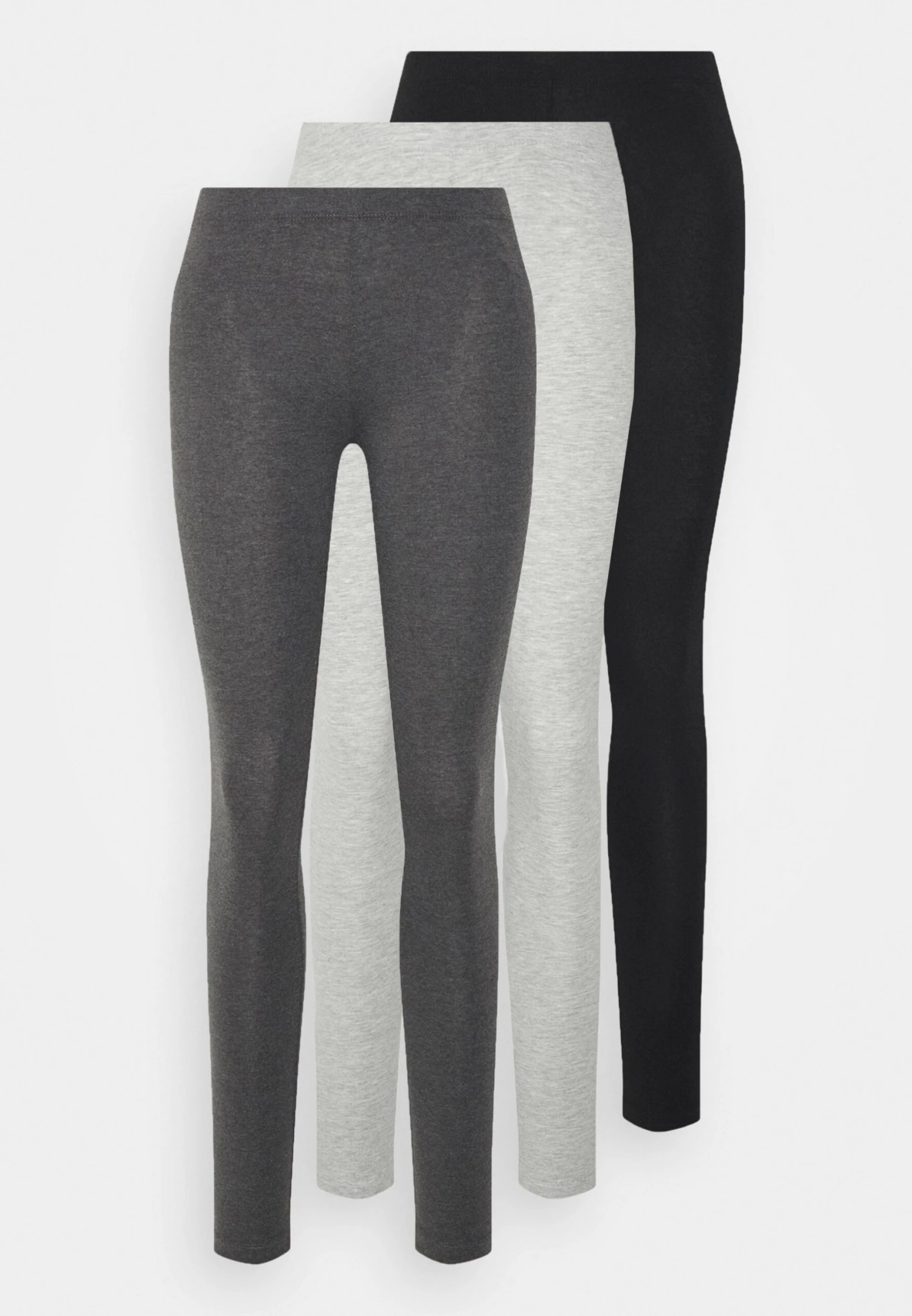 Even&Odd 3 Pack - Legging - Black /Mottled Dark Grey/Mottled Light Grey 3 Even&Odd 3 Pack - Legging - Black /Mottled Dark Grey/Mottled Light Grey