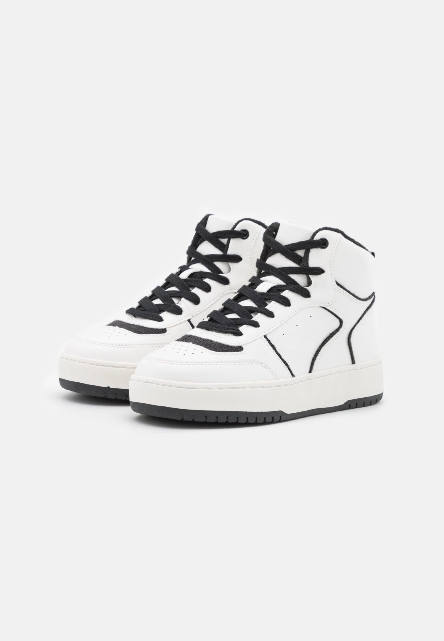 Even&Odd Sneakers Hoog - White/Black 5 Even&Odd Sneakers Hoog - White/Black - Afbeelding 3