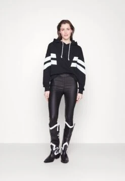 Hoodie - Black/White -Even&Odd f3674d2b38c141c6b9792cca8ae22cc4